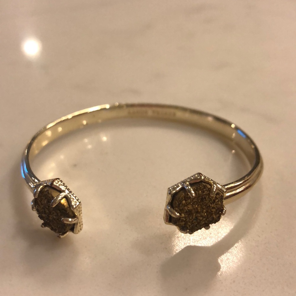 Kendra Scott gold stud bangle